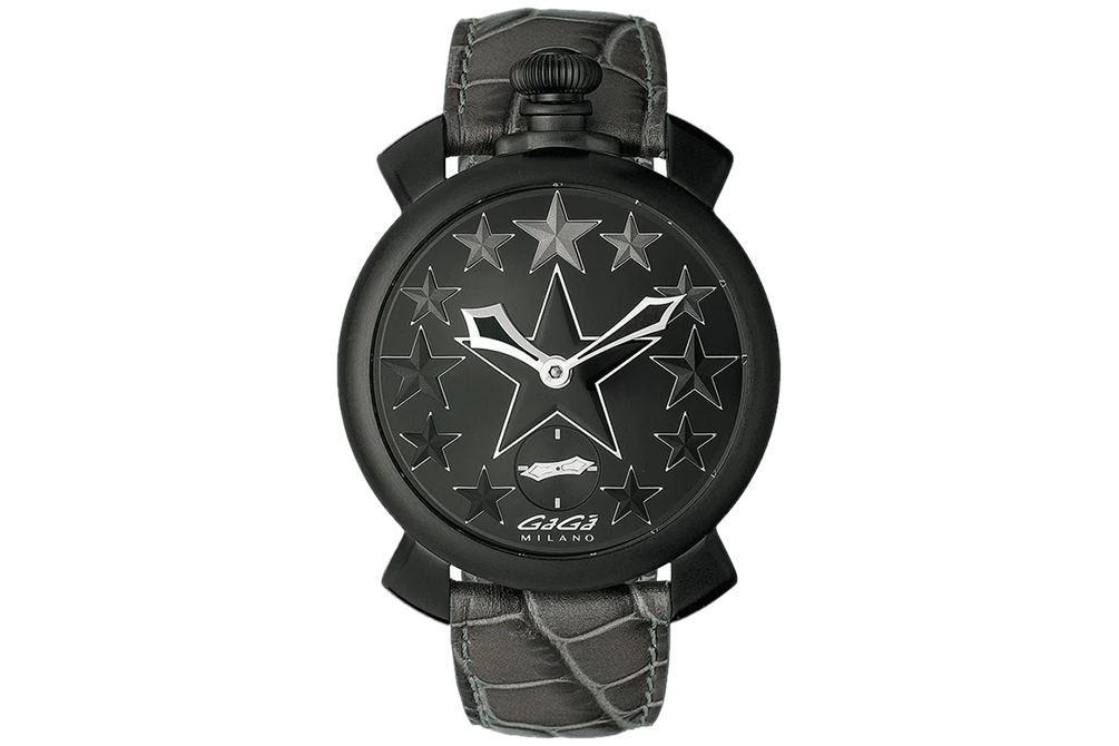 GaGà Milano Manuale Stars Black | Starry Dial Design | Dress Watch